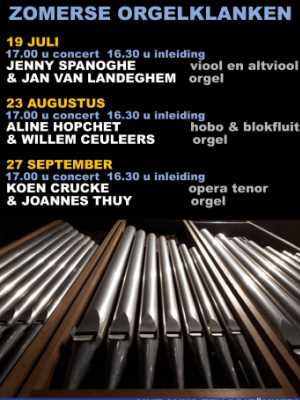 ANNA3 | Zomerse orgelconcerten | Jenny Spanoghe, viool & altviool - Jan Van Landeghem, orgel | Zondag 19 juli 2020 | 17 uur | Sint-Anna-ten-Drieënkerk Antwerpen Linkeroever